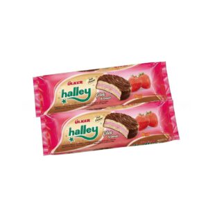 Ülker Halley Schokokeks Marshmallow mit Erdbeergeschmack 240 g