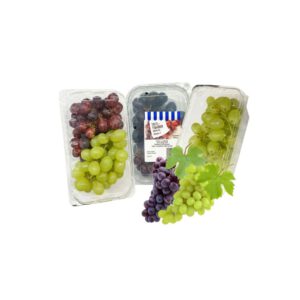 Weintrauben hell dunkel Mix 1 kg Schale