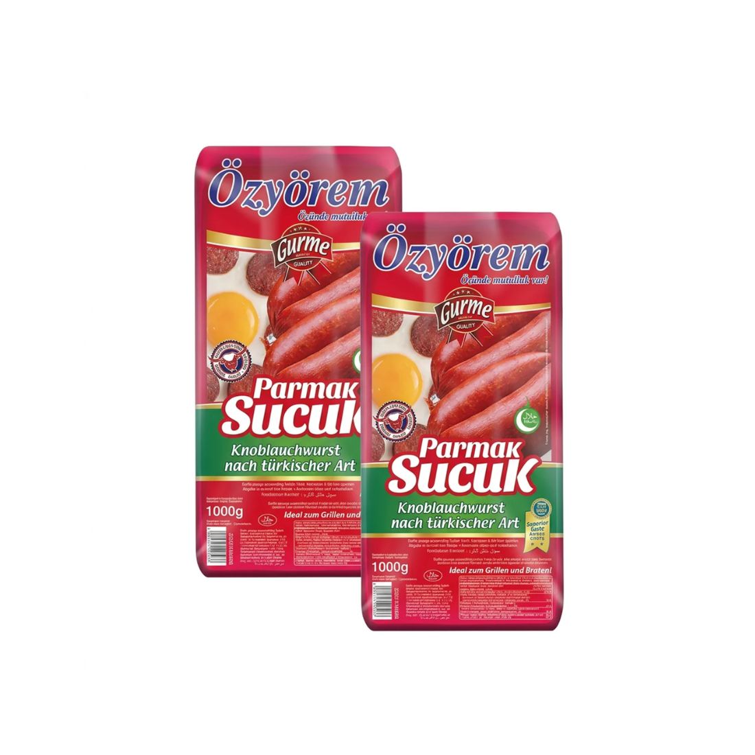 ÖZYÖREM Türk. Knoblauchwurst Parmak Sucuk 1 kg