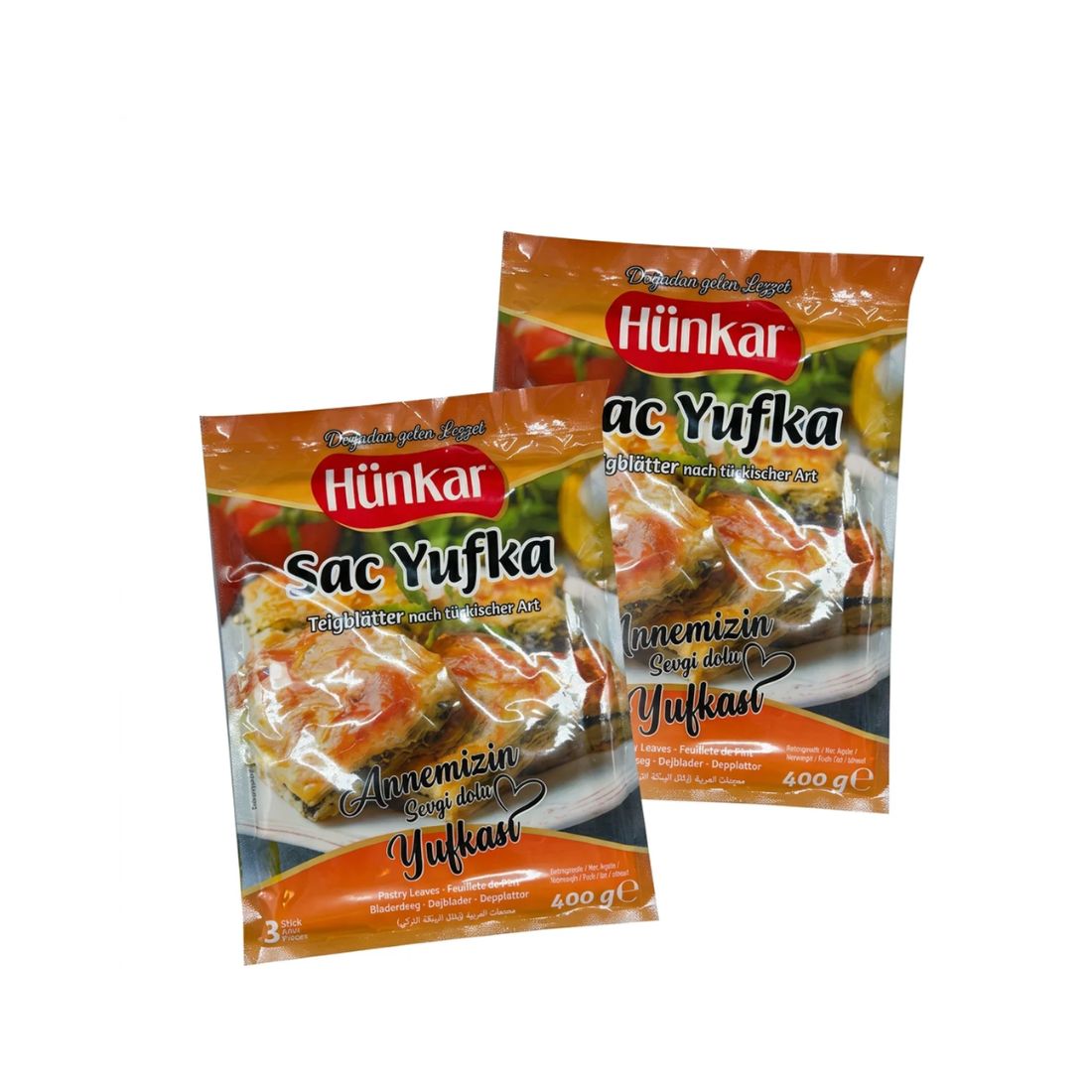 HÜNKAR Sac Yufka Teigblätter 400 g
