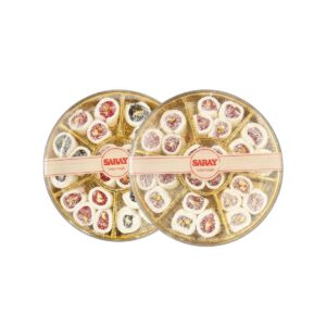 SARAY Lokum mit Orangengeschmack mit Pistazien 400 g