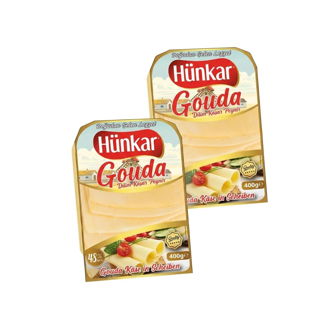 HÜNKAR Gouda Kaese in Scheiben 400 g