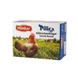 HÜNKAR Hähnchenflügel Tavuk Kanat 10 kg Karton (Halal)