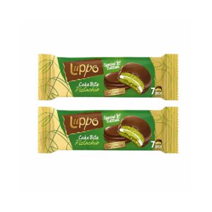 Luppo Cake Bite Schokokeks Marshmallow gefüllt mit Pistaziencreme 182 g