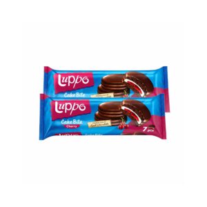 Luppo Cake Bite Schokokeks Marshmallow gefüllt mit Kirschcreme 184 g