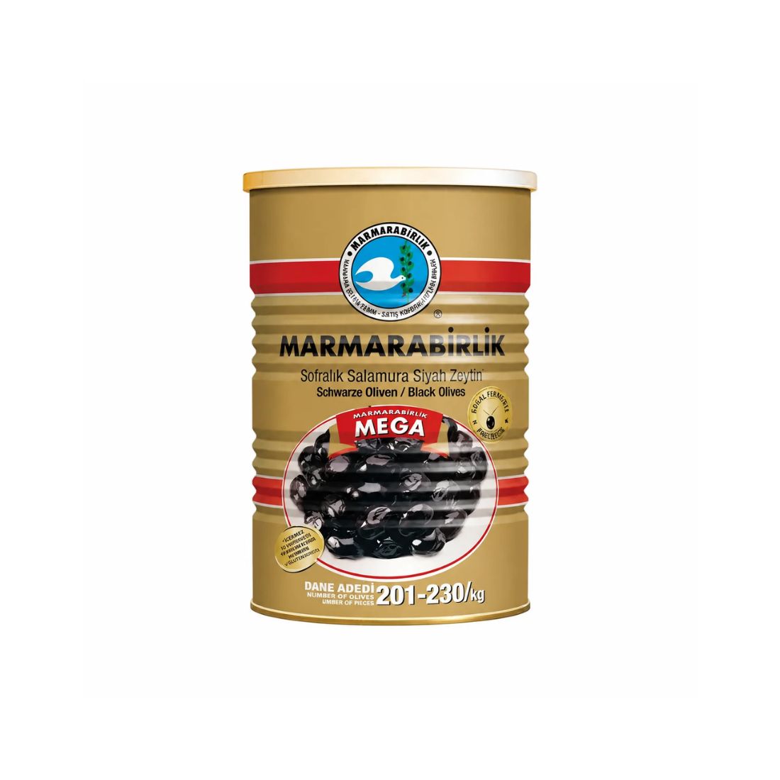 Marmarabirlik schwarze Oliven Mega 800 g