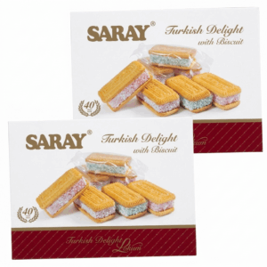 SARAY Lokum zwischen knusprigen Butterkeksen 300 g