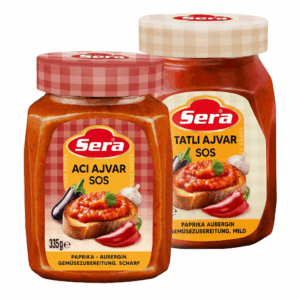 SERA Ajvar Paprika-Auberginen-Gemüsezubereitung scharf & mild