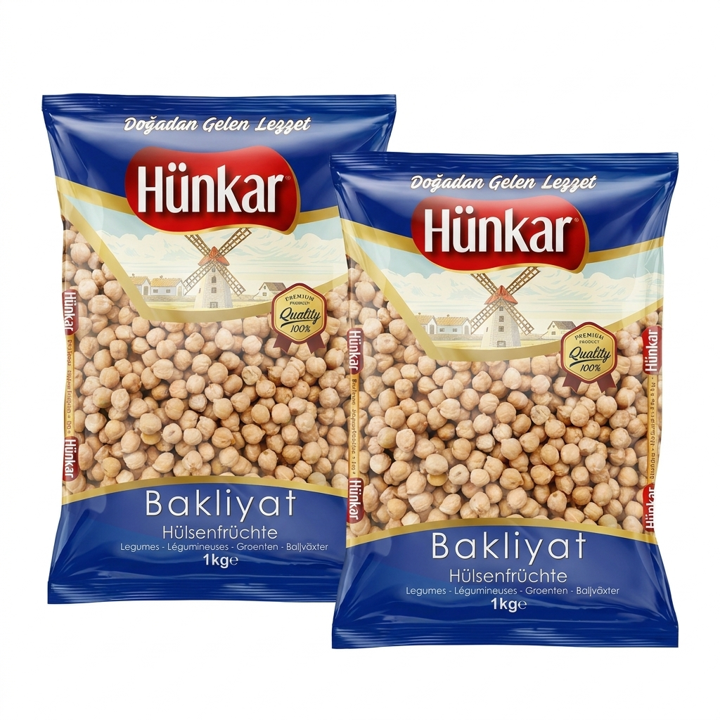 Hünkar Kichererbsen 8 mm 1 kg