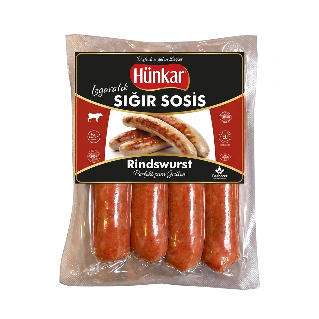 Hünkar Rindswurst mild Sığır Sosis 435 g