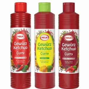Hela Gewürz Ketchup Curry versch. Schärfegrade 800 g