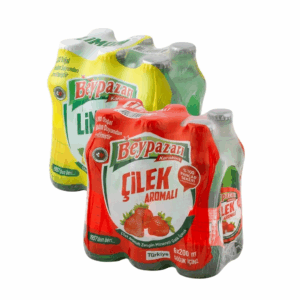 BEYPAZARI Mineralwasser mit Kohlensäure versch. Geschmackssorten 6 x 200 ml