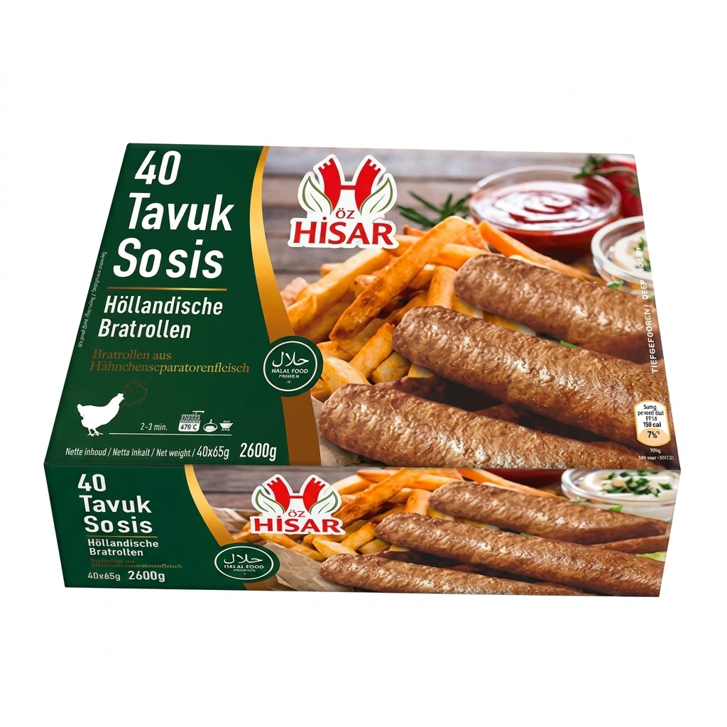 ÖZ HISAR Höllandische Bratrollen Tavuk Sosis 2600 g
