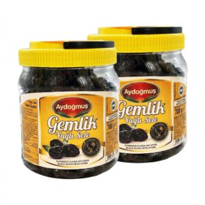 Aydoğmuş Gemlik schwarze Oliven Yağlı Sele 700 g