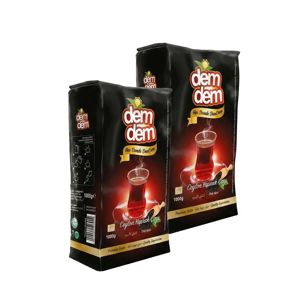 DemDem Ceylon Yaprak Çayı Schwarzer Tee 1 kg