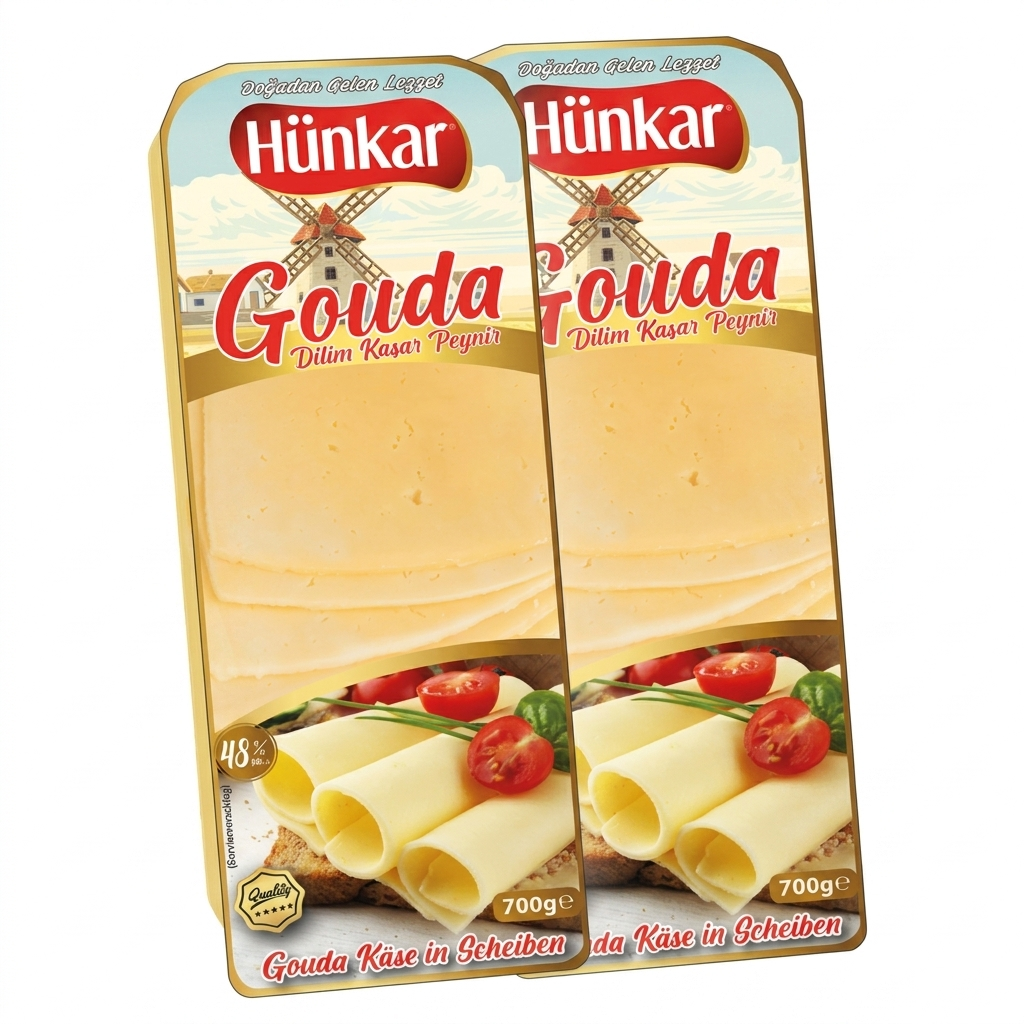Hünkar Gouda Käse in Scheiben 700 g