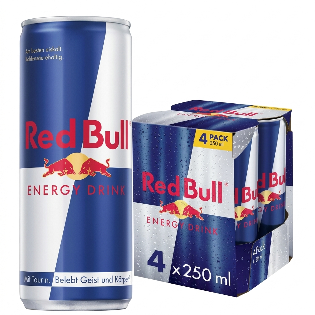 Red Bull Energy Drink Vorratspack 4 x 250 ml