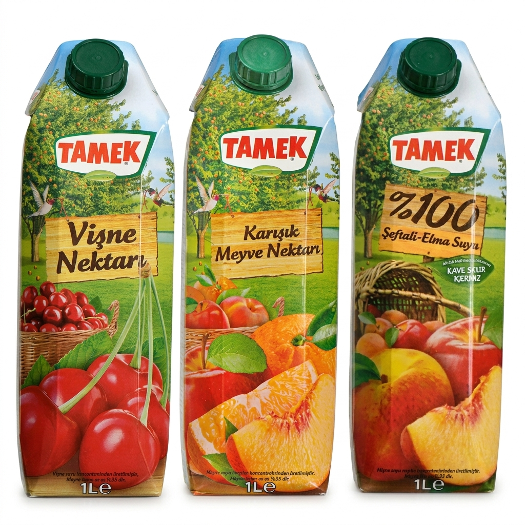 TAMEK Fruchtnektar verschiedene Sorten 1 lt