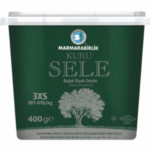 Marmarabirlik Kuru Sele schwarze Oliven 3XS 400 g