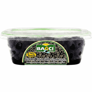 Bağcı Kuru Sele schwarze Oliven Az Tuzlu 400 g