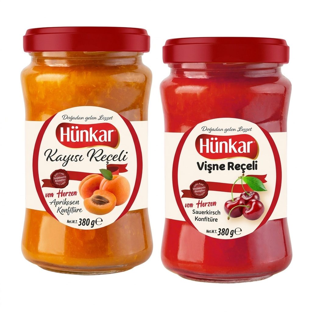Hünkar Konfitüre verschiedene Sorten 380 g