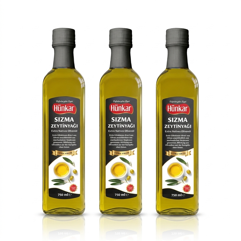 Hünkar Sızma Zeytinyağı Olivenöl Extra Nativ 750 ml