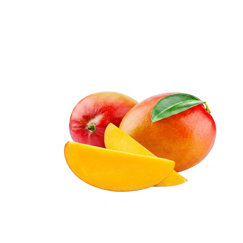 Mango Frucht Stück