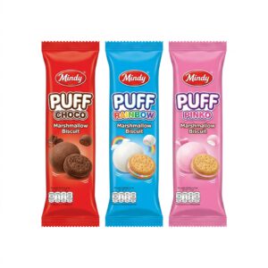 Mindy Puff Marshmallow Keks mit Zuckerstreuseln 120 g