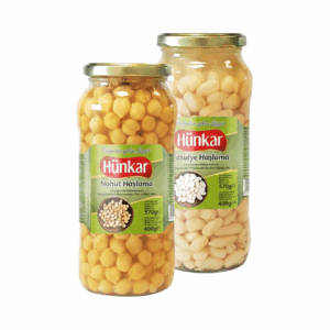 Hünkar vorgekochte weiße Bohnen / Kichererbsen 570 g