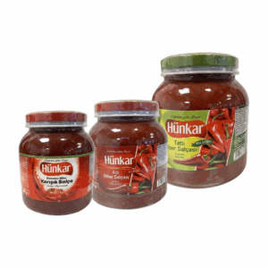 Hünkar Paprikapaste scharf / mild / Tomaten-Paprikapaste 1650 g