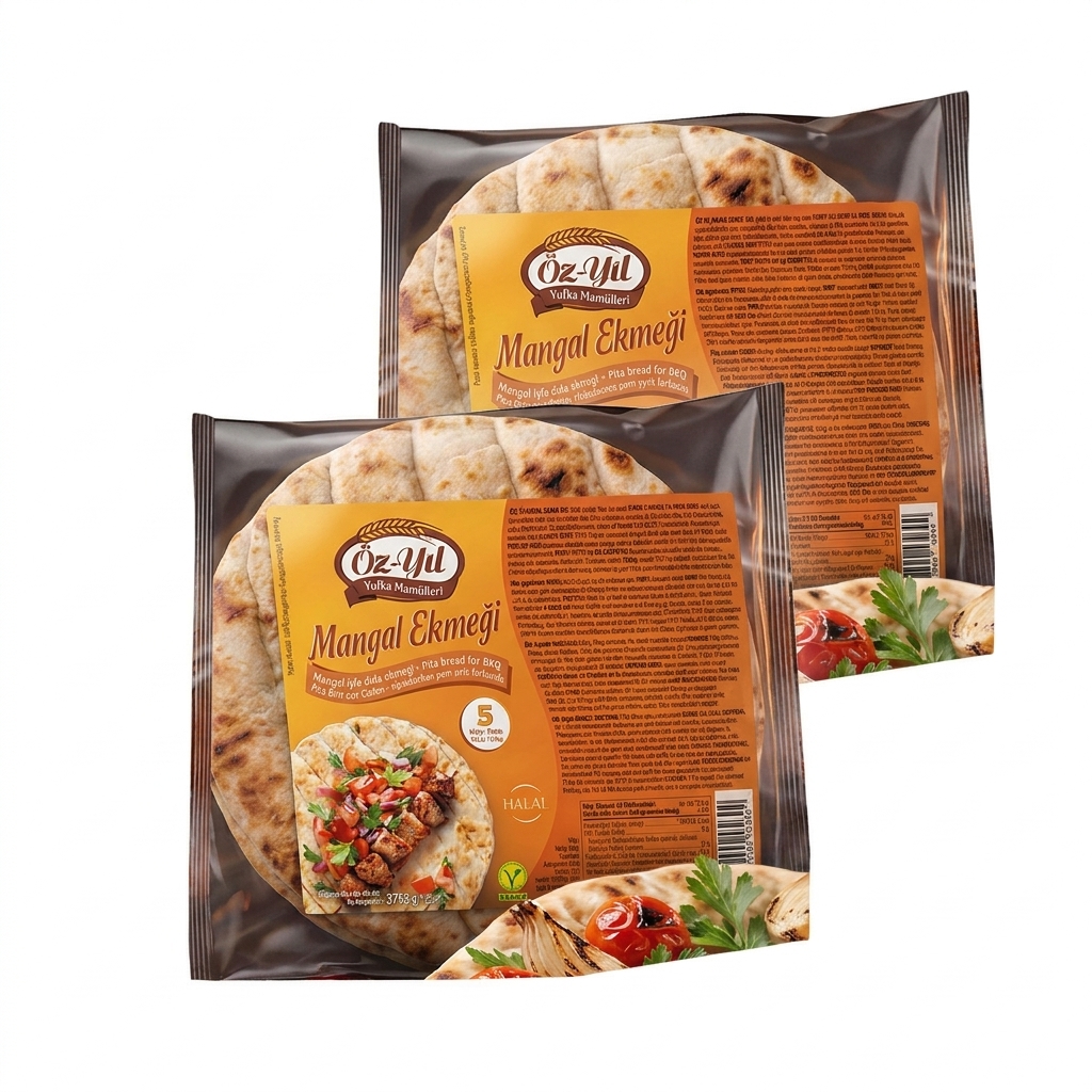 Öz-Yıl Mangal Ekmeği Fladenbrot 5 x 75 g (375 g)