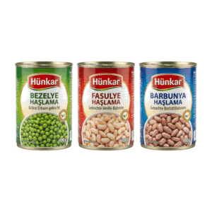 Hünkar vorgekochte Erbsen / Wachtelbohnen / weiße Bohnen 400 g