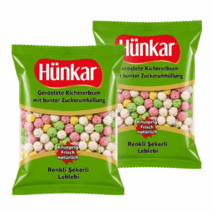 Hünkar Geröstete Kichererbsen mit bunter Zuckerumhüllung 200 g