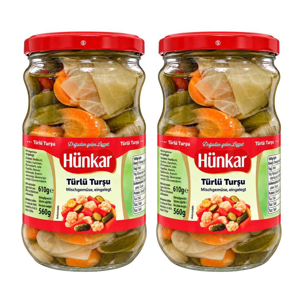 Hünkar Mischgemüse eingelegt 610 g