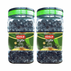 Hünkar Gemlik Sele Zeytin schwarze Oliven Ekonomik 1300 g