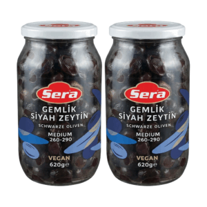 Sera Gemlik Siyah Zeytin schwarze Oliven Medium 620 g