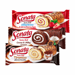 Sonata Swiss Roll Biskuitrolle vers. Sorten 120 g - 150 g