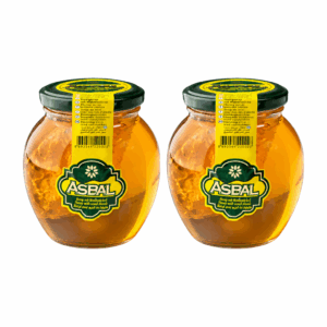 Asbal Honigsirup mit Wabenstücken 480 g