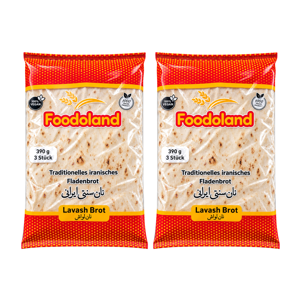 Foodoland Traditionelles iranisches Fladenbrot Lavash 390 g