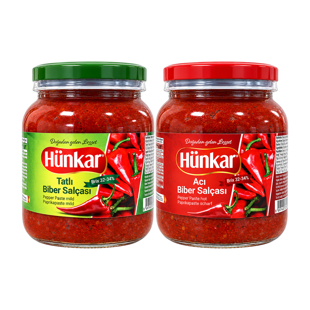 Hünkar Paprikapaste scharf / mild 1650 g