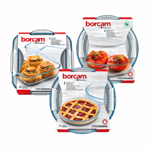 Paşabahçe Borcam Auflaufform vers. Größen 2er Set